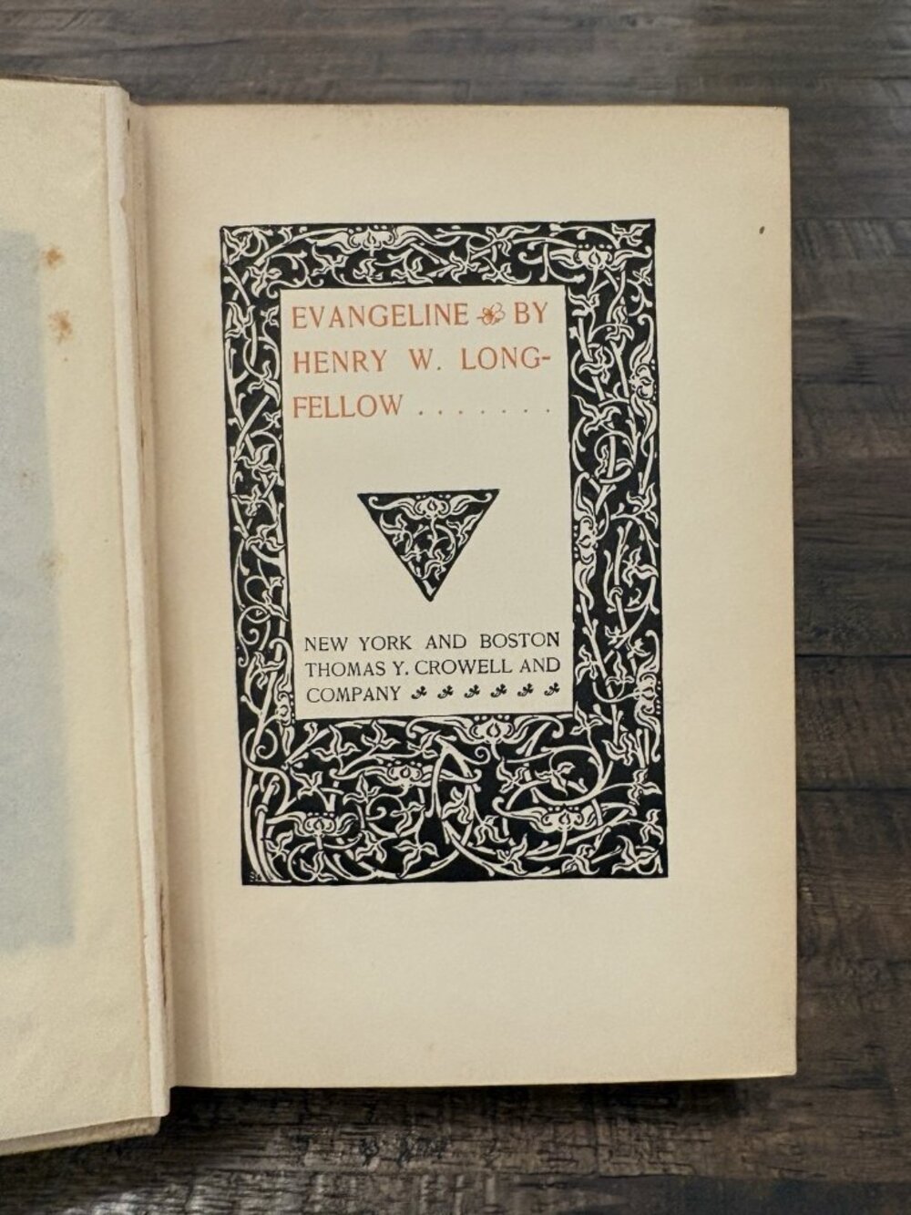 1893 Evangeline, A Tale Of Acadie by Henry Wadsworth Longfellow Rare Flower HC - Picture 13 of 16